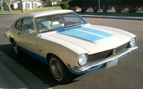 Red White & Blue Plate: 1972 Ford Maverick Sprint