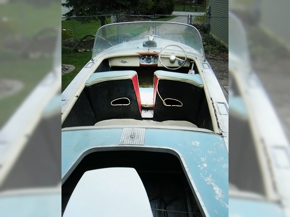 The Other Cadillac: 1957 Cadillac Custom Boat – Barn Finds