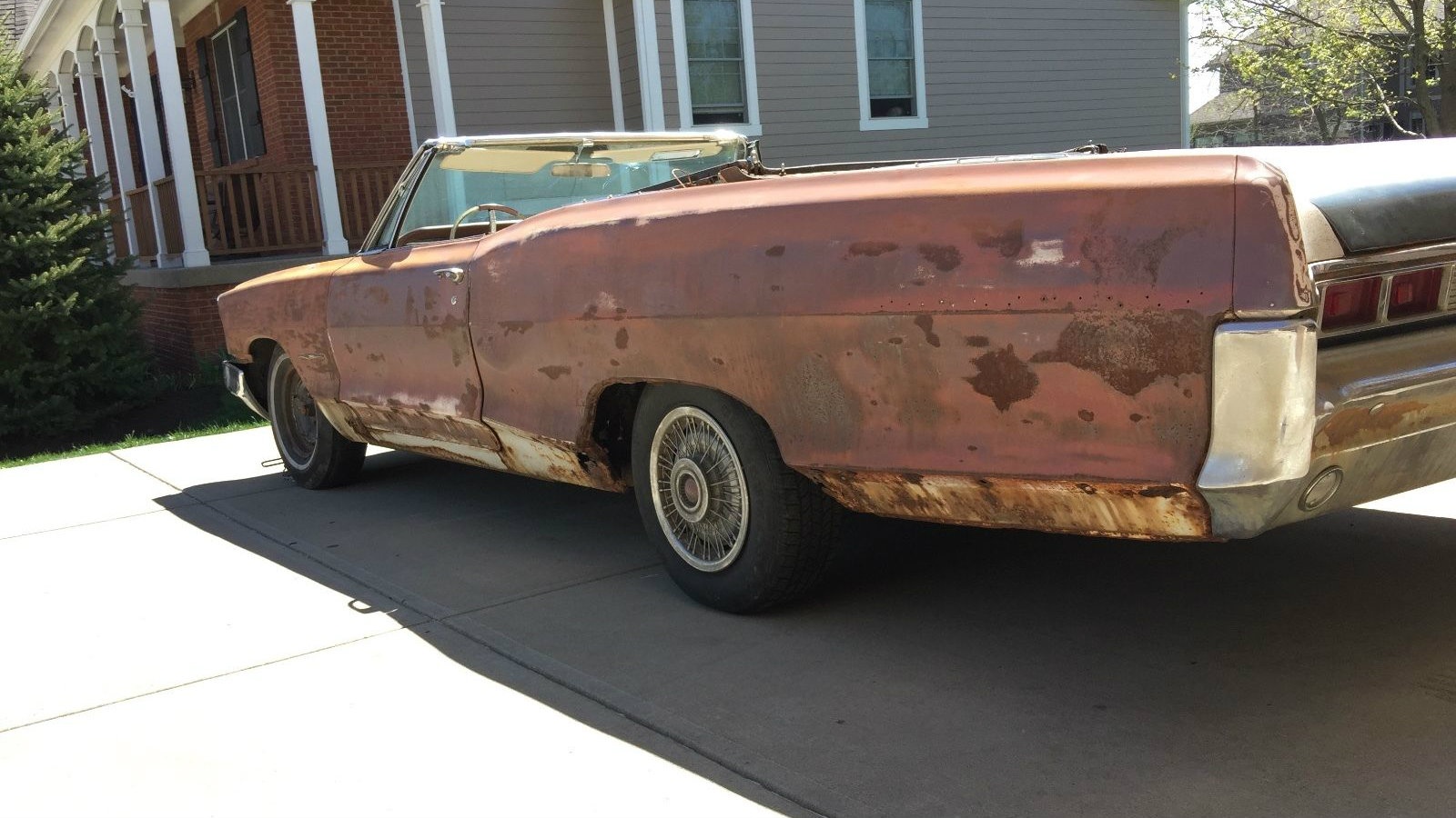 wide track project 1965 pontiac bonneville barn find 1965 pontiac bonneville barn find