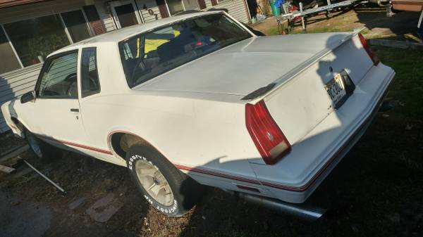 not for parts 1987 chevrolet monte carlo ss 1987 chevrolet monte carlo ss