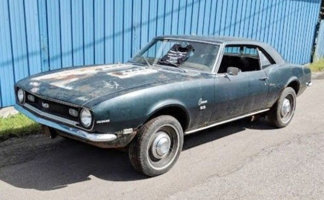 Rusty But Honest 1968 Chevrolet Camaro Ss 396