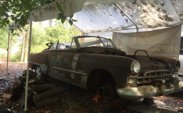 worth restoring 1948 cadillac convertible tent find 1948 cadillac convertible tent find