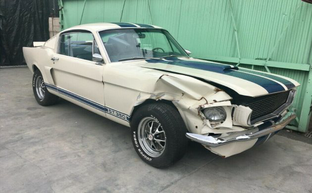 Crashed Legend 1966 Mustang Shelby Gt350 Barn Finds