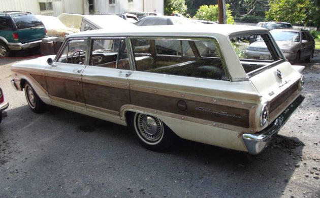 parked for 20 years 1963 ford country squire wagon 1963 ford country squire wagon