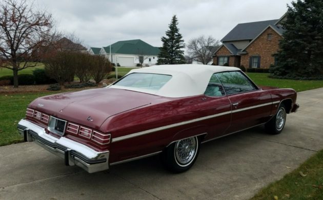 1975 chevrolet caprice convertible with 9 483 genuine miles 1975 chevrolet caprice convertible with