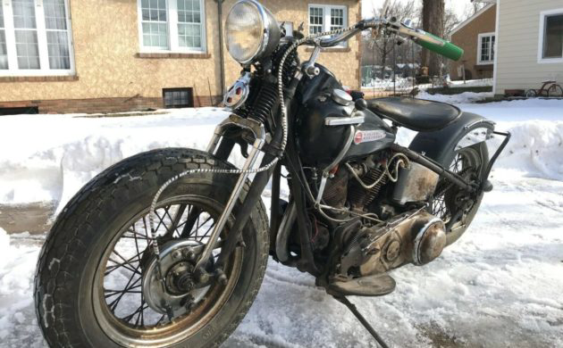 vintage motorcycle project for sale