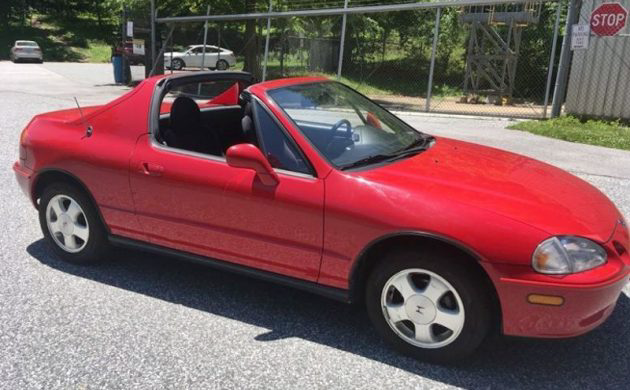 29k Mile Targa 1993 Honda Del Sol Si