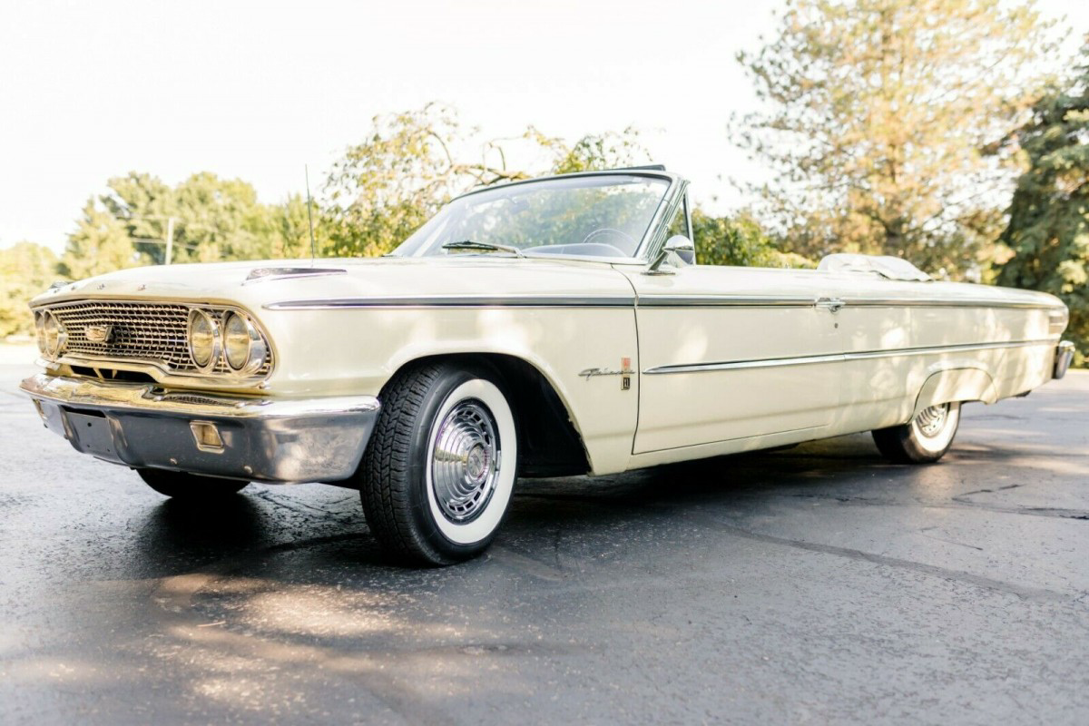 No Reserve: 1963 Ford Galaxie 500XL Convertible