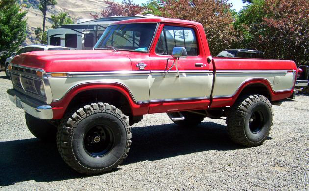 Bf Auction: 1977 Ford F150 Short Bed 4x4 With A 460!