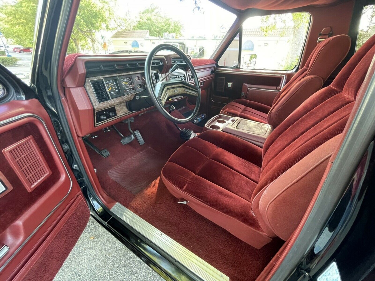 Custom Bronco Interior.
